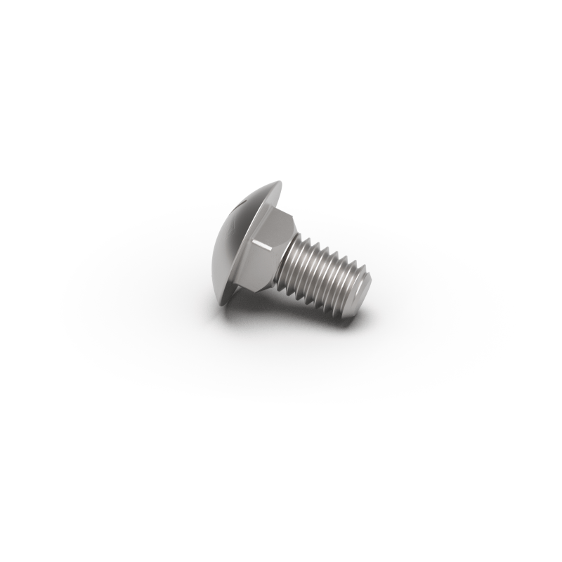 Round Head Square Neck Bolt.38-16x.75 G5 Zcc