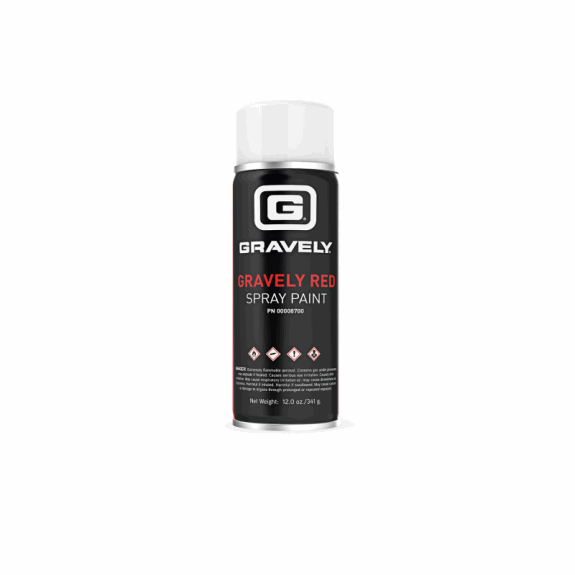 Gravely Red Spray Paint Enamel
