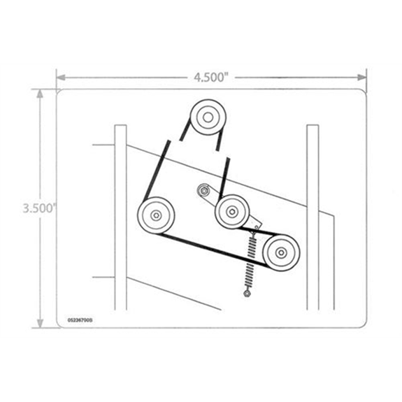 Ariens Sno-thro And Lawn Mower Decal, Belt Diametergram-2 Spindle
