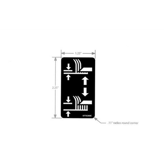 Decal- Lift Lever