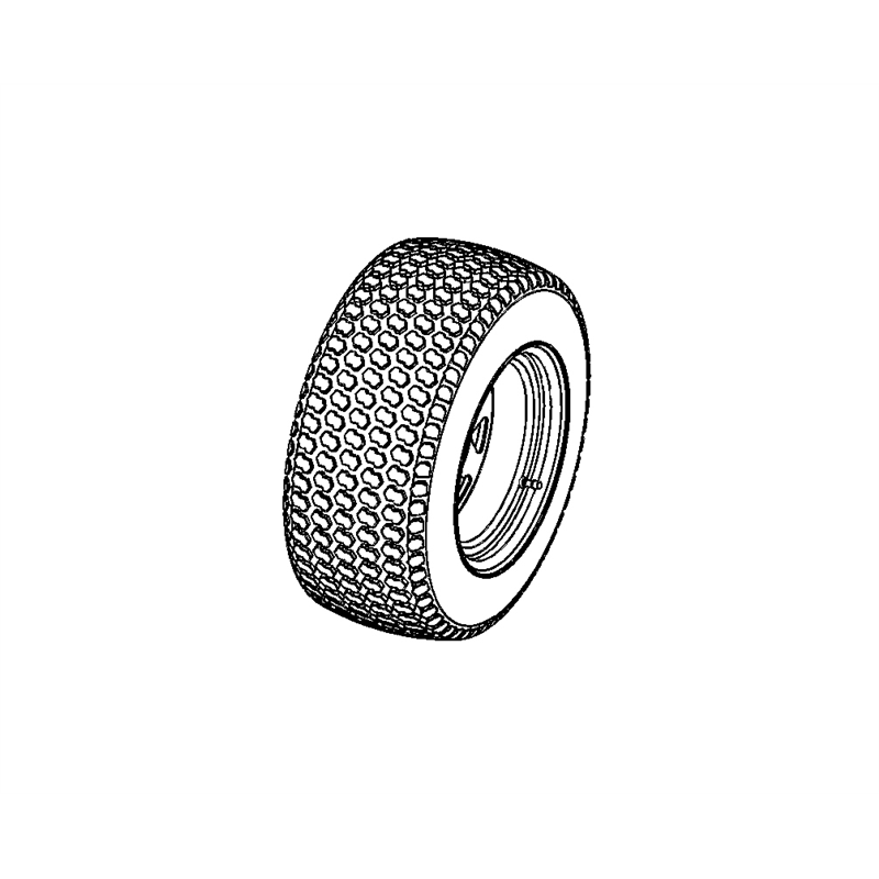 22x10-12 Rear Tire & Wheel Assembly – K500 Super Turf