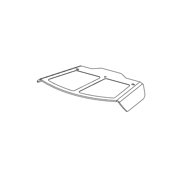 Chute,44-60 in. Frmd Rubber Disch