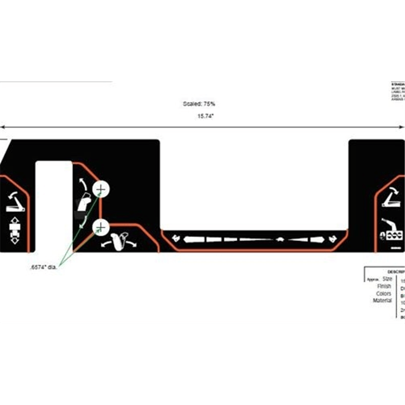 Ariens Sno-thro Decal, Control - Comp Remote