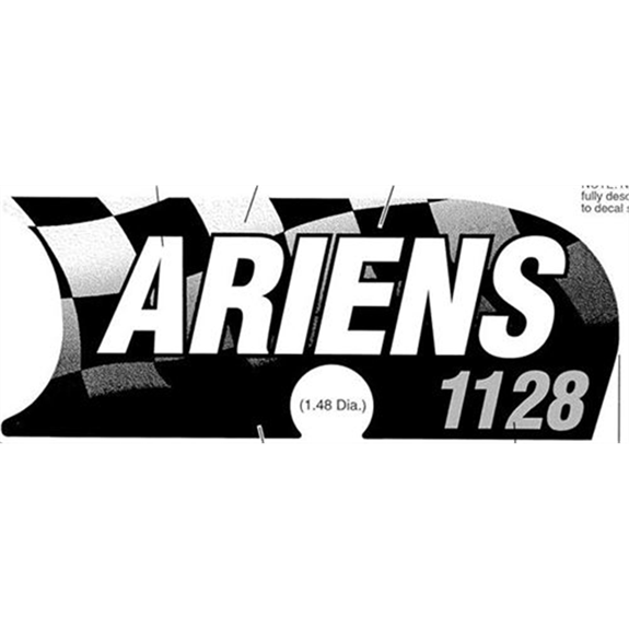 Ariens Sno-thro Decal, Front Panel - 1128