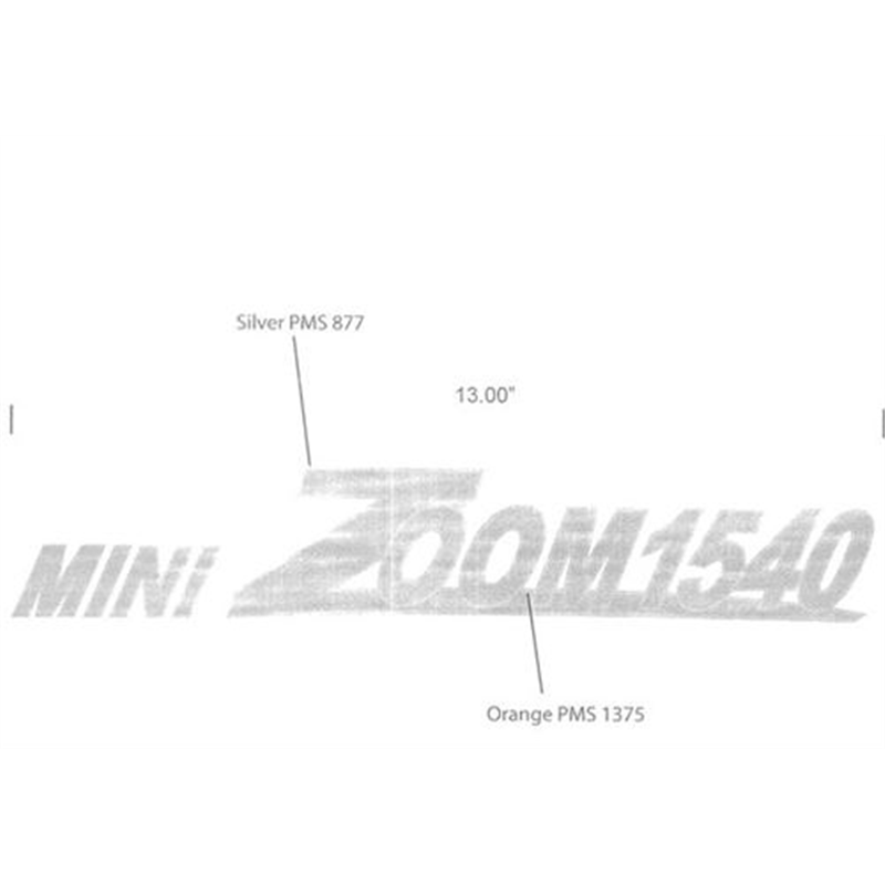 Ariens Lawn Mower Decal, Mini  1540