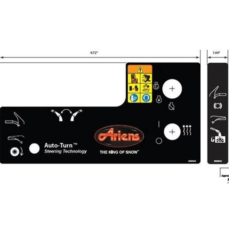 Ariens Sno-thro Decal, Control 12v