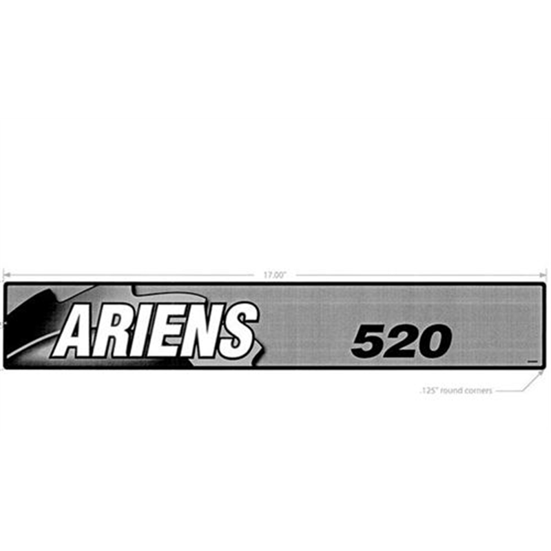 Ariens Sno-thro Decal, Front Panel, St520