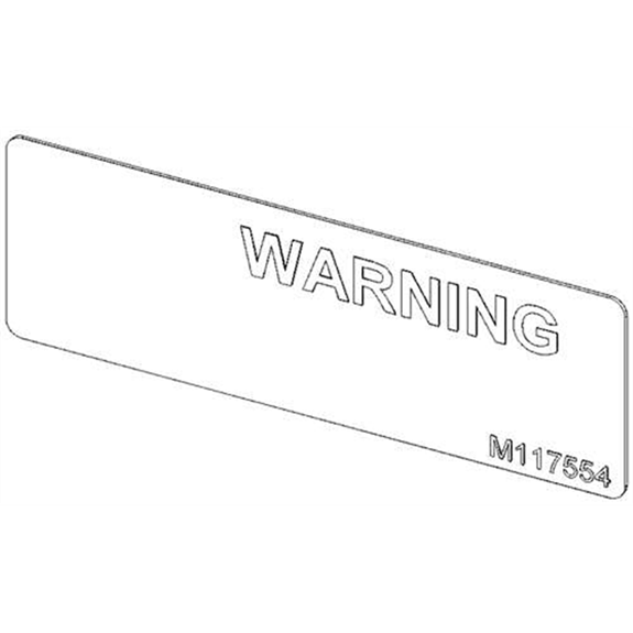 Label, Warning (hot Surfaces)