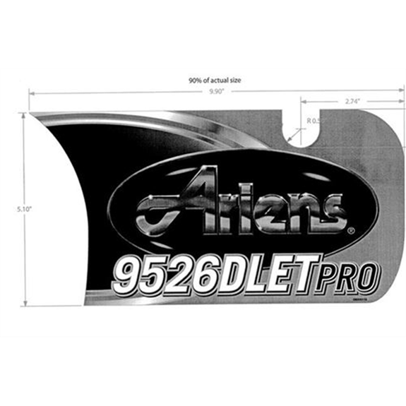 Ariens Sno-thro Decal, St9526dlet