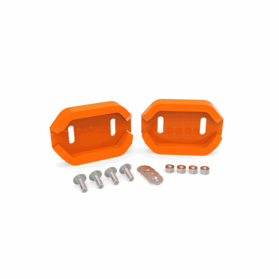 Reversible Professional Steel Skid Shoe Kit, Set of 2