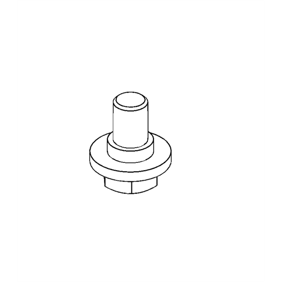 Ariens Sno-thro And Lawn Mower Bolt, Shoulder .375-16 X 1.50