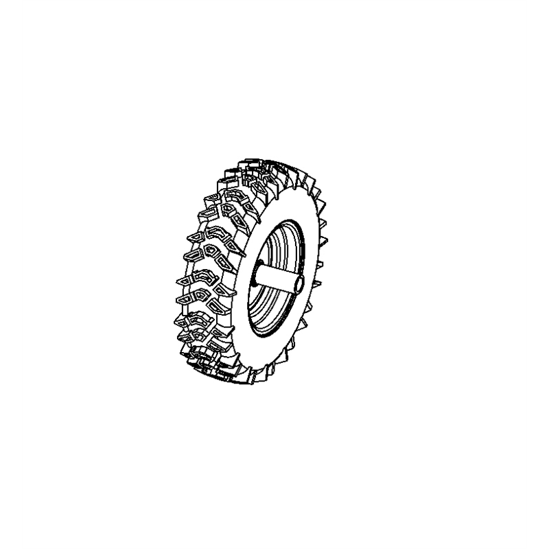 Tire/wheel,lh 16x4.8-8 Diff T2