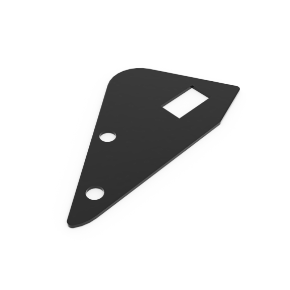 Backing Plate, Chute Cap