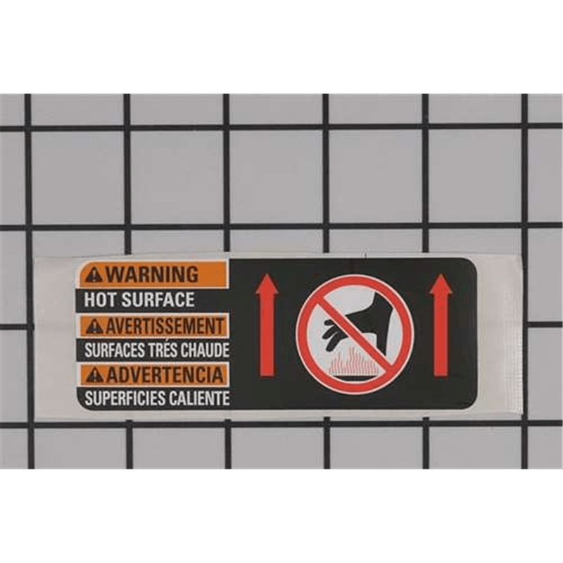 Hot Surface Label