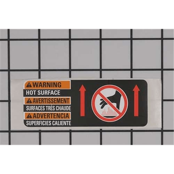 Hot Surface Label