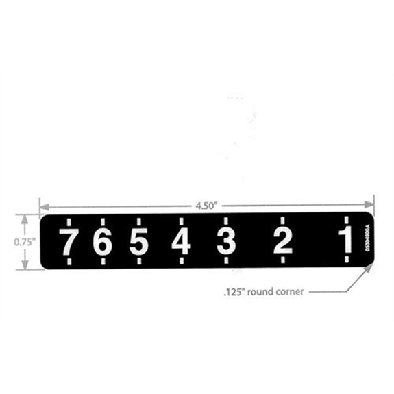Ariens Lawn Mower Decal, Cut Height