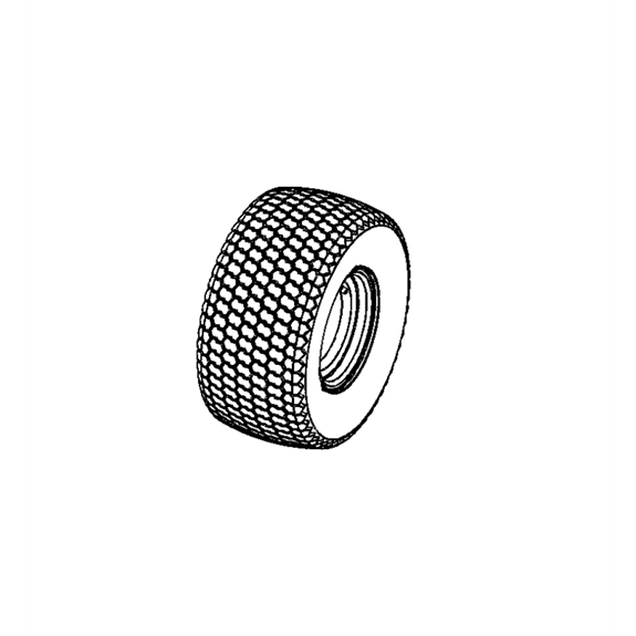 Asm, Whl/tire 18x9.50-8 Dhub