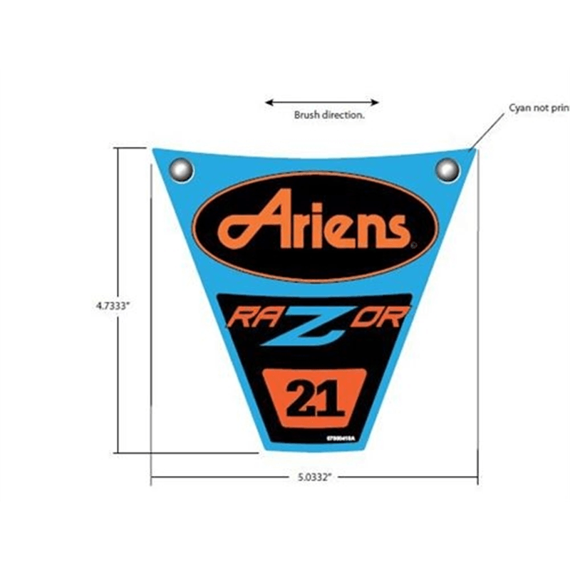Ariens Walk-behind Mower Decal, Ariens Style