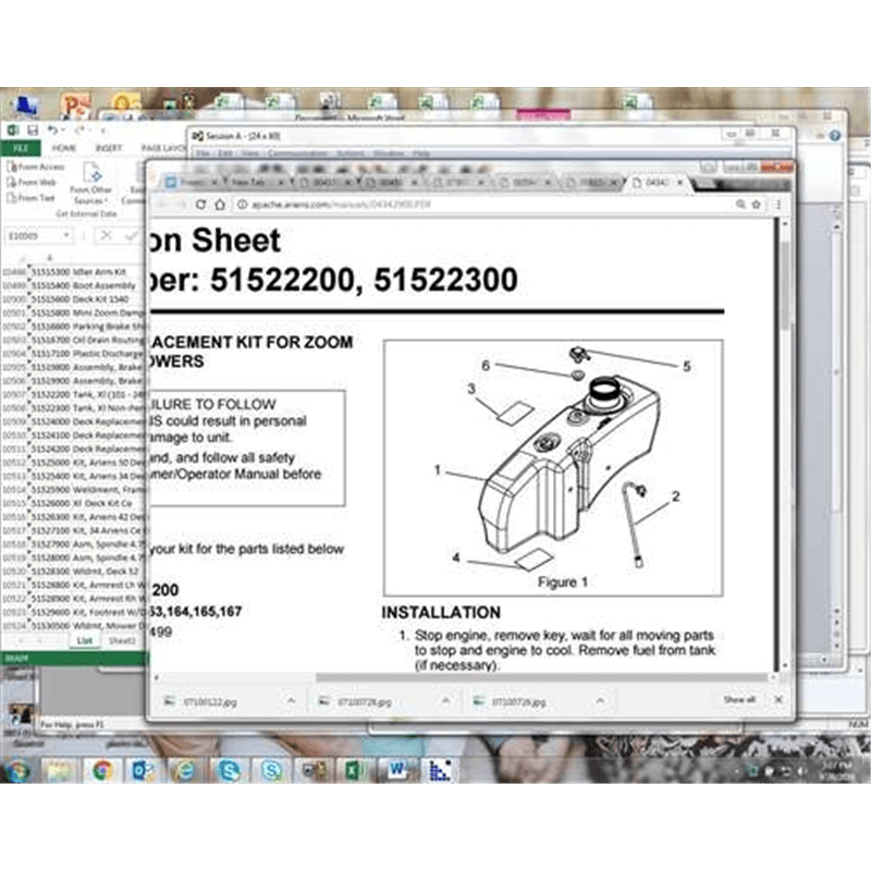 Ariens Lawn Mower Tank, Xl