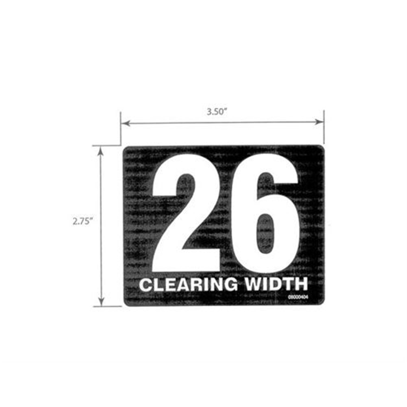Decal, Housing  Sno-tek 26