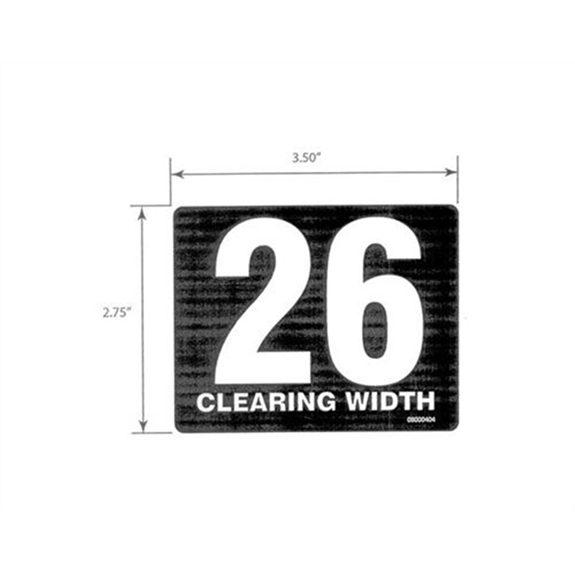 Decal, Housing  Sno-tek 26