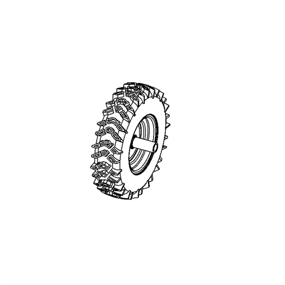 Tire/wheel,lh 16x4.8-8 Diff T2