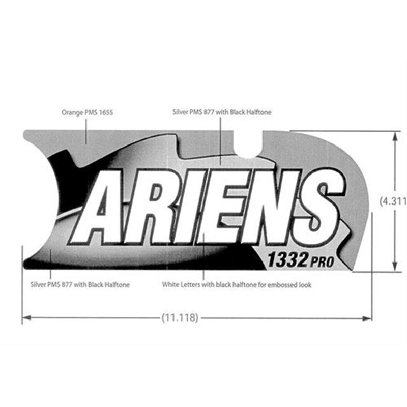 Ariens Sno-thro Decal, Front Panel - 1332
