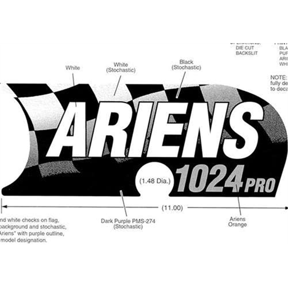 Decal, Front Panel - 1024