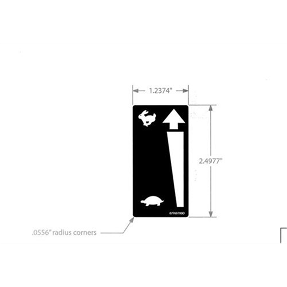 Decal-speed Control