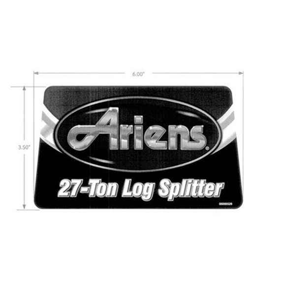 Decal, Log Splitter-Ariens 27t