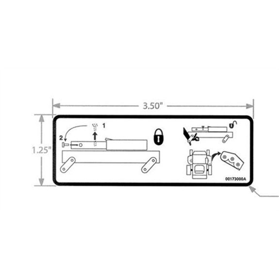 Ariens Zero Turn Mower Decal, Deck Service