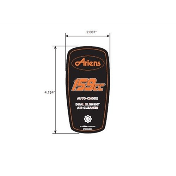 Ariens Walk-behind Mower Decal, Engine Style