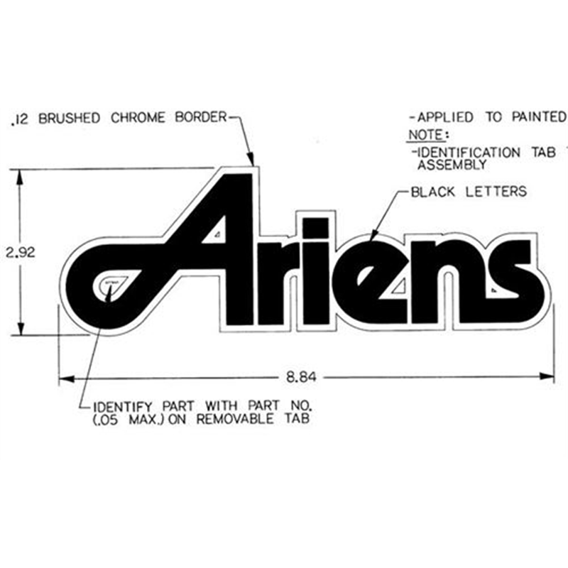 Ariens Sno-thro And Lawn Mower Decal-Ariens