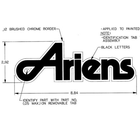 Ariens Sno-thro And Lawn Mower Decal-Ariens