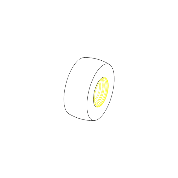 Asm, Wheel & Tire 18x8.5-8 Jd