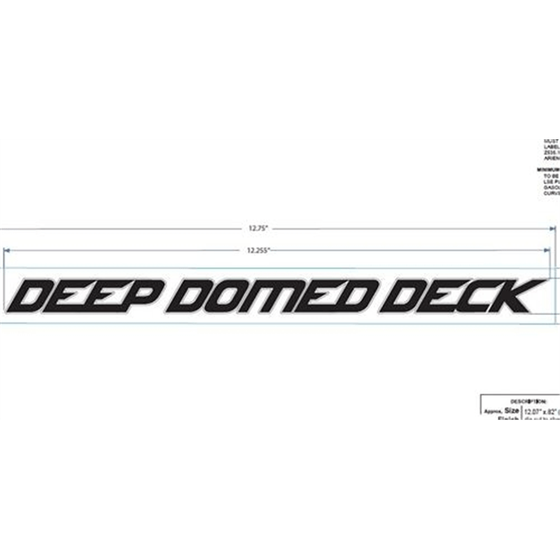 Decal, Deep Dome Deck