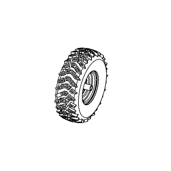 Tire/wheel,lh 15x5.00-6 Pin T2