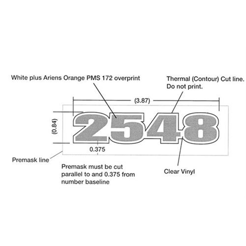 Decal, Hood (2548)