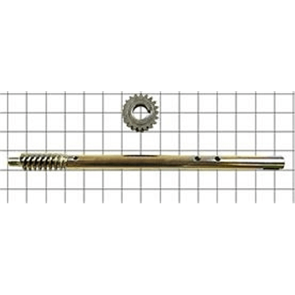Ariens Snow Blower Shaft And Worm Gear Assembly