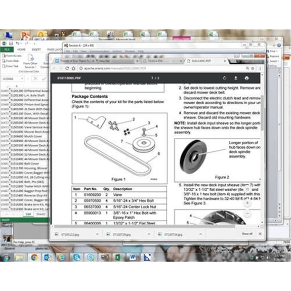 Ariens Sno-thro And Lawn Mower Belt, Pto