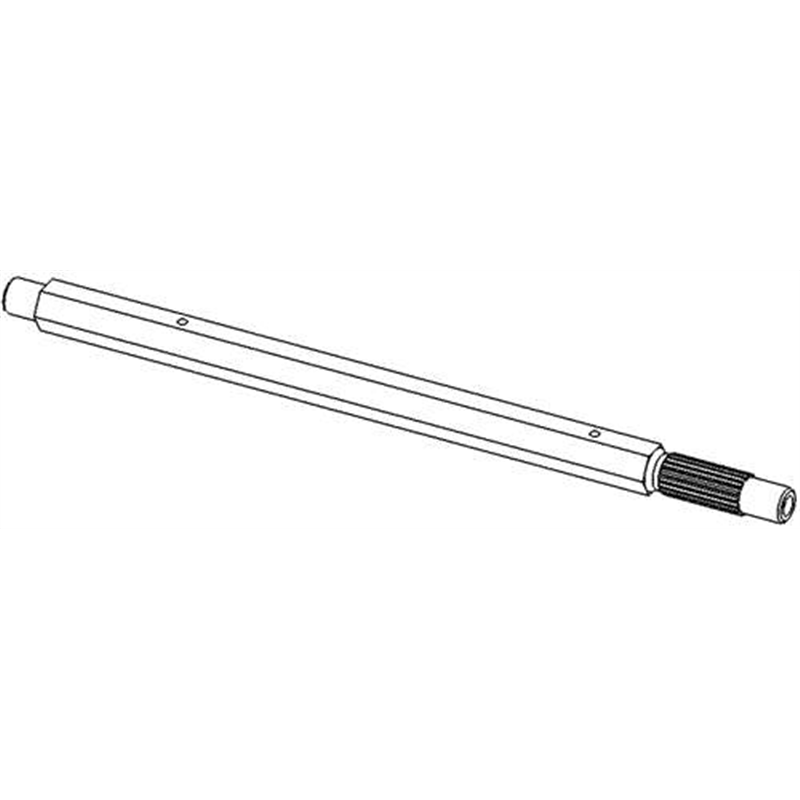 Ariens Sno-thro Shaft, Hex -with Spline Track