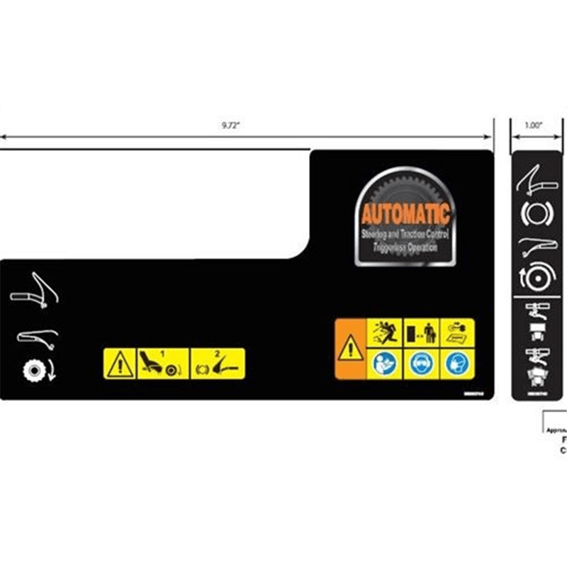 Ariens Sno-thro Decal, Control