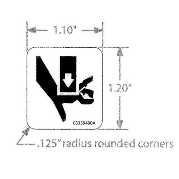 Decal, Pinch Point