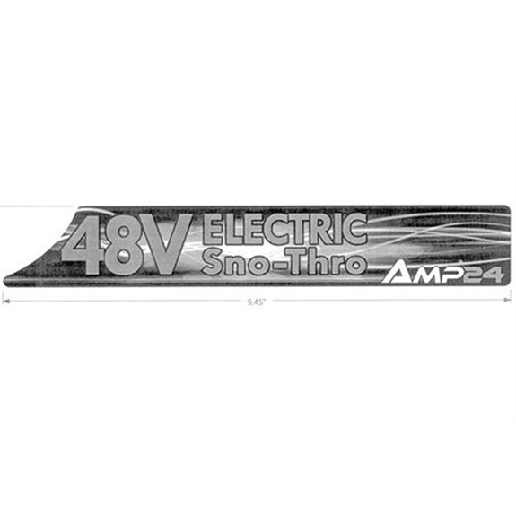 Ariens Lawn Mower Decal, Amp 24-48 Volt