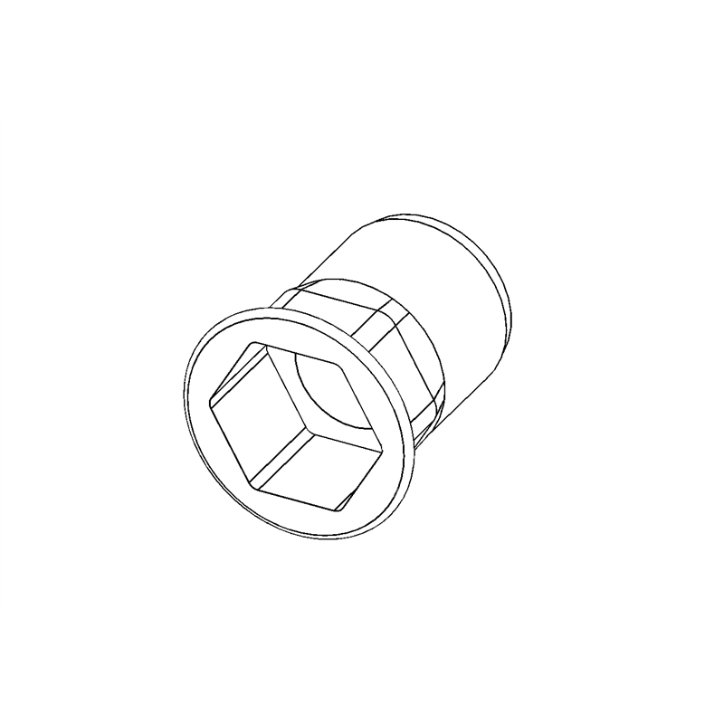 Ariens Sno-thro And Lawn Mower Nut, Threaded Insert .38-16