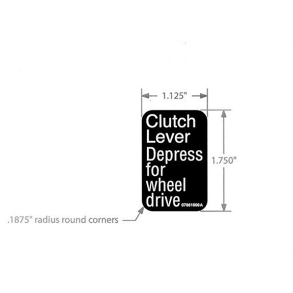 Clutch Decal