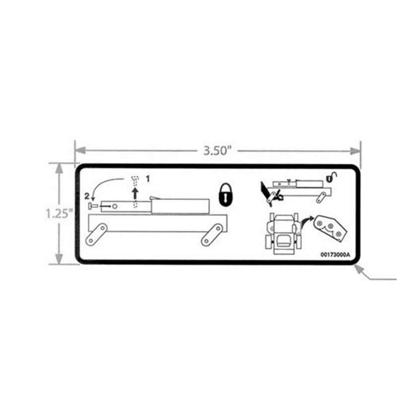 Ariens Zero Turn Mower Decal, Deck Service