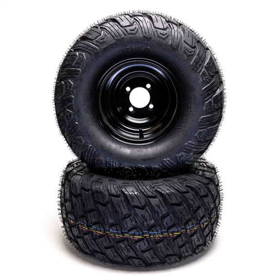 22x11-10 Rear Tire & Wheel Assembly Kit – K3012 Aggressive Turf, Set of 2