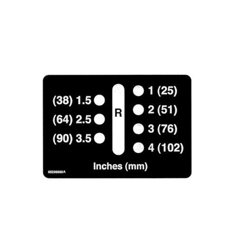 Ariens Sno-thro And Lawn Mower Decal, Height Of Cut-fixed- Right Hand