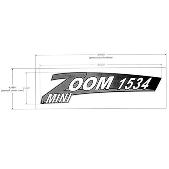 Ariens Lawn Mower Decal, Mini  1534